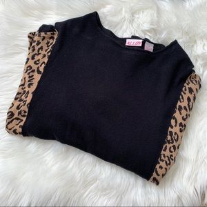 ❣️❗️FINAL PRICE➖DONATING SOON. ALLOY leopard panel sweater